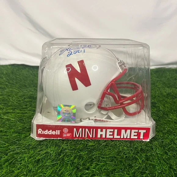 Eric Crouch Autographed Riddell Mini Helmet NCAA Nebraska Cornhuskers - Picture 2 of 16